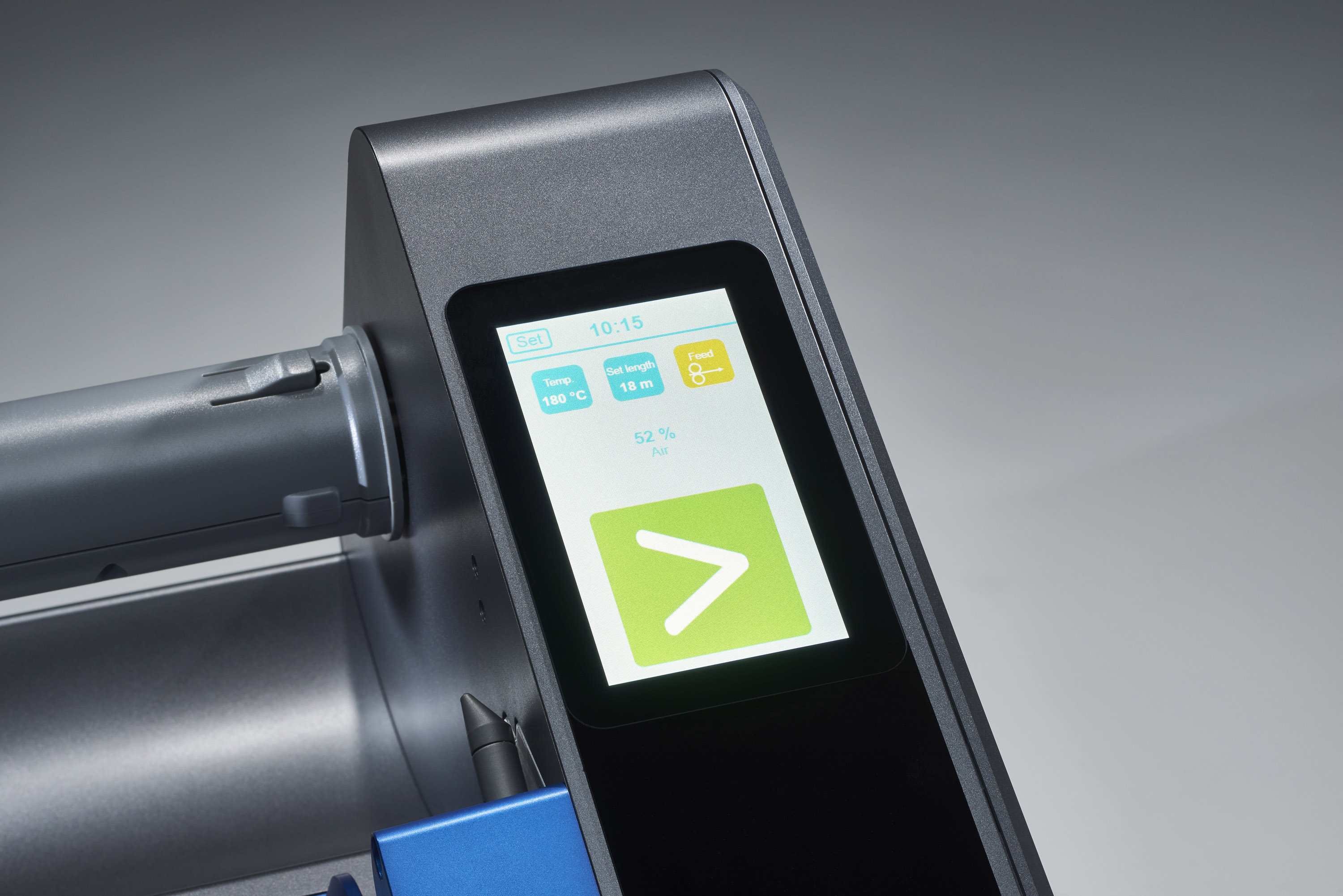 AirWave2 Luftpolstermaschine Display